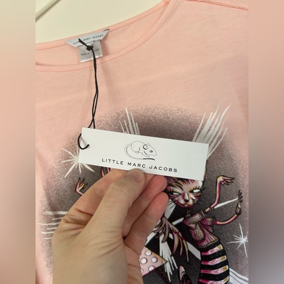 NWT Little Marc Jacobs Jazz Disco Trio Knit Long Sleeve Modal Cotton Shirt 10 - Picture 6 of 7